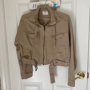 Tinsel Jacket - Tan - XS